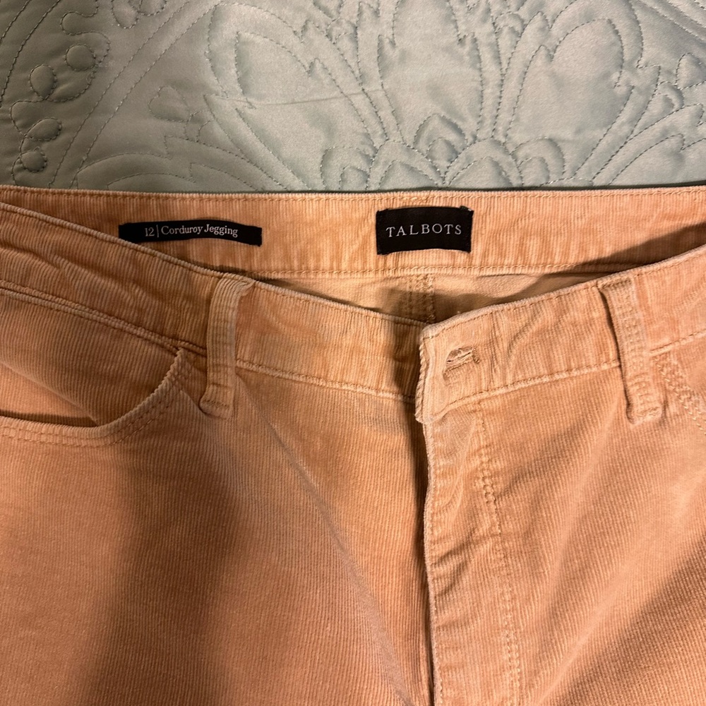 Talbots Corduroy Jeggings - Light Brown bin1